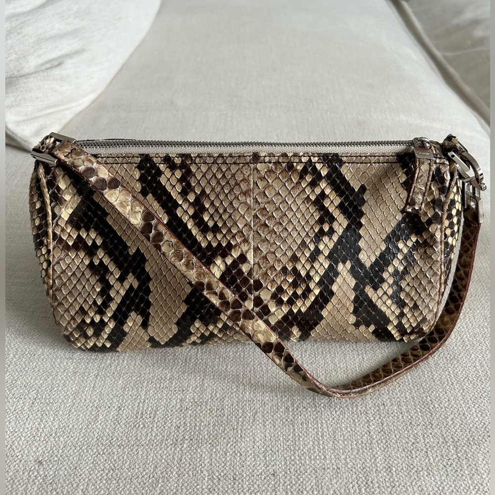 Vintage Ferragamo Snakeskin Python Shoulder Bag